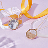 2Pcs 304 Stainless Stee Locket Pendants STAS-UN0064-12G-2