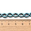 Electroplated Synthetic Non-magnetic Hematite Beads Strands G-L613-Z01-01A-4
