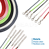 Waxed Cotton Cord Necklace Making MAK-BT0001-03-3