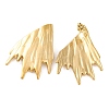 Ion Plating(IP) 304 Stainless Steel Stud Earrings EJEW-G395-12G-1