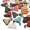 Natural & Synthetic Mixed Gemstone Pendants G-Z067-01P-01-1