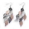 Fashion Small Nine Pieces Brass Dangle Earrings EJEW-TA0010-03E-1