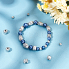 18Pcs 3 Style 304 Stainless Steel Corrugated Beads STAS-UN0031-11-3