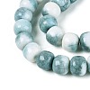 Ombre Effect Dyed Glass Beads Strands GLAA-N067-01A-04-3