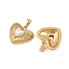 304 Stainless Steel Rhinestone Pendants STAS-P438-32G-2