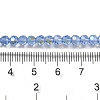 Electroplate Transparent Glass Beads Strands LS-EGLA-A035-T4mm-L14-4