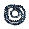 Transparent Electroplate Glass Beads Strands EGLA-N002-31-H03-2