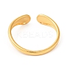 Ion Plating(IP) 201 Stainless Steel Open Cuff Ring LS-RJEW-E063-44G-3