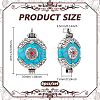 6Pcs Ethnic Style Zinc Alloy with Resin Connector Charms FIND-PH0028-05C-2