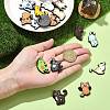 32Pcs 16 Styles Plastic Cabochons KY-CJ0002-08-4