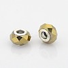 Faceted Glass European Beads GPDL-J026-FP07-01-1