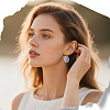 40Pcs Bowknot Ion Plating(IP) 304 Stainless Steel Stud Earring Findings STAS-SC0010-43-6