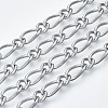 3.28 Feet 304 Stainless Steel Curb Chains X-CHS-S001-07A-P-1