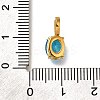 Ion Plating(IP) 304 Stainless Steel Rhinestone Pendants STAS-A104-11G-02-3