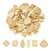 SUPERFINDINGS 96Pcs 6 Style Brass Pendant KK-FH0005-28-1