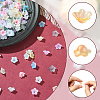 480Pcs 12 Colors Acrylic Bead Caps OACR-SC0002-31-3