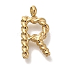PVD Vacuum Plating 304 Stainless Steel Pendants STAS-S148-28G-R-1