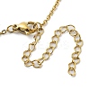 304 Stainless Steel Cubic Zirconia Constellation Flat Round Pendants LS-STAS-S145-01I-3