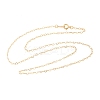 1/20 14K Gold Filled Heart Link Chain Necklaces for Women NJEW-Z068-03G-02-4