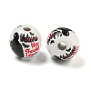 Halloween Series Wood European Beads WOOD-U002-01E-2