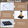 2-Tier 12-Slot Transparent Acrylic Mini Building Block Presentation Boxes without Lids ODIS-WH0030-145-4