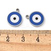 304 Stainless Steel Charms with Enamel STAS-L022-171B-P-3