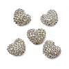 Sparkling Acrylic Heart Beads with Rhinestone Embellishment LS-OACR-NH0001-02A-07-1