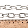 Brass Cable Chain Necklaces for Women NJEW-B157-09P-5