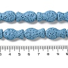 Fish Dyed Natural Lava Rock Beads Strands G-O126-01A-01-4