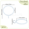Iron Curtain Rings with Eyelet IFIN-WH0073-43C-2