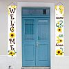 Hanging Polyester Banner Sign for Home Office Front Door Porch Welcome Decorations HJEW-WH0011-20J-5