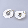 Freshwater Shell Big Pendants SHEL-S275-50B-2