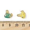 304 Stainless Steel Enamel Charms STAS-P396-19G-M-3