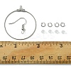67Pcs 4 Styles 304 Stainless Steel Wire Pendants FIND-FS0002-29-5