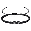1Pc Adjustable Nylon Cord Braided Bracelets for Women Men BJEW-LP0001-31A-B-1