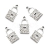 Alloy Rhinestone Pendants ALRI-C007-50P-1