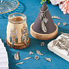 100Pcs 10 Styles Tibetan Style Alloy Pendants TIBE-TA0001-34-8