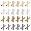 120Pcs 4 Colors Brass Tube Beads KK-GA0001-94-1