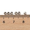 Non-Tarnish 304 Stainless Steel Round Seamed Beads A-STAS-R032-3mm-3
