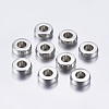 Tarnish Resistant 201 Stainless Steel European Beads LS-STAS-L198-30P-1