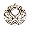 Undyed Wood Big Pendants LS-X-WOOD-T008-42-3
