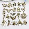 Tibetan Style Alloy Pendants PALLOY-D314-05AB-1