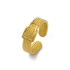 304 Stainless Steel Open Cuff Rings for Women RJEW-M019-16G-2