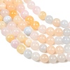Natural Green Jade Beads Strands G-G757-03-6mm-5