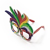 Felt Brazil Carnival Eyeglasses Frame Decoration LS-AJEW-G044-01B-3