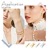 16Pcs 4 Styles Eco-Friendly Brass Watch Band Clasps KK-DC0003-97-7