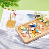 6 Sets Brass Wine Glass Charms Set AJEW-HY0001-48-4