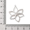 304 Stainless Steel Pendants STAS-A126-03B-GP-3