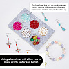 6-Hole Felt Bead Design Boards TOOL-WH0127-38C-4