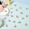 20Pcs 20 Style Glass Pearl Pendants PALLOY-TAC0142-7